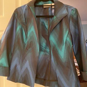 Chico's Zig Zag Blazer Mermaid at Work